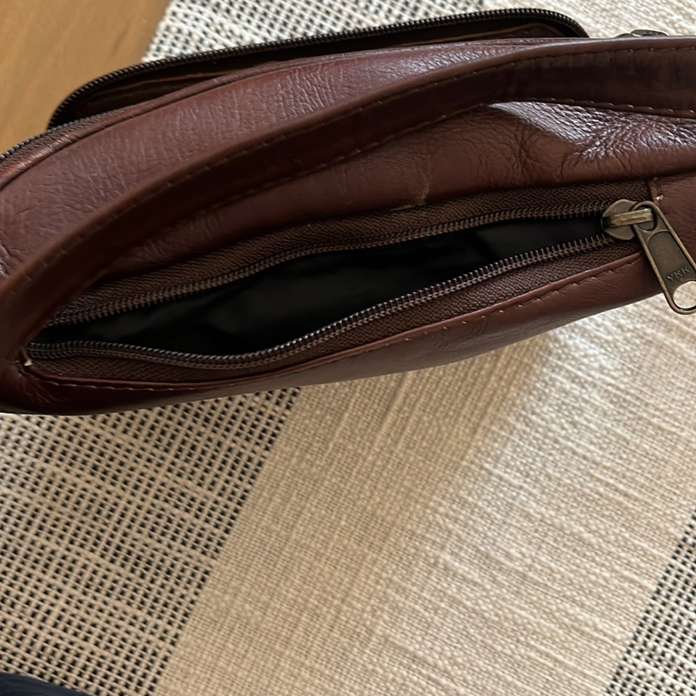The walking company adjustable Belt bag in brown like leather - Picture 3 of 7